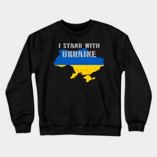 Support Ukraine I Stand With Ukrainian Crewneck Sweatshirt